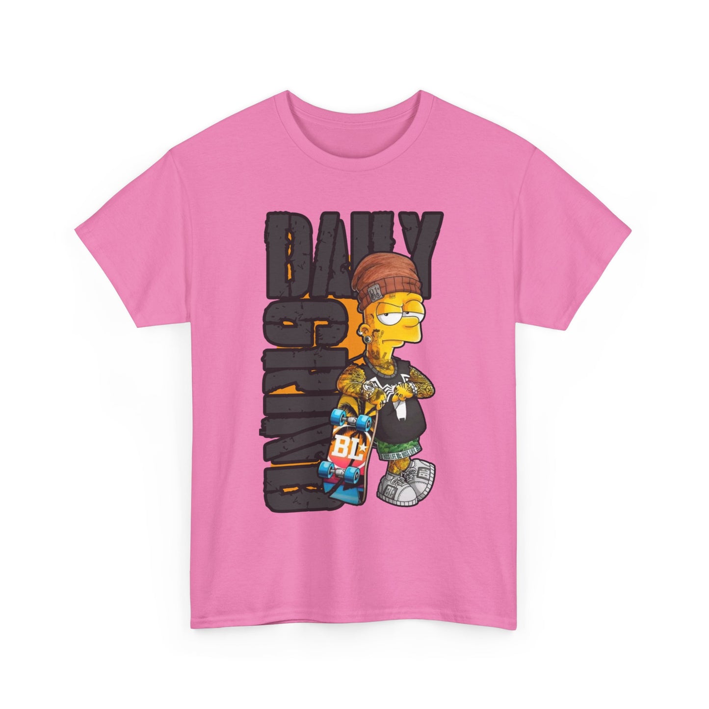 Daily Grind Unisex Heavy Cotton Tee - Casual Streetwear Shirt