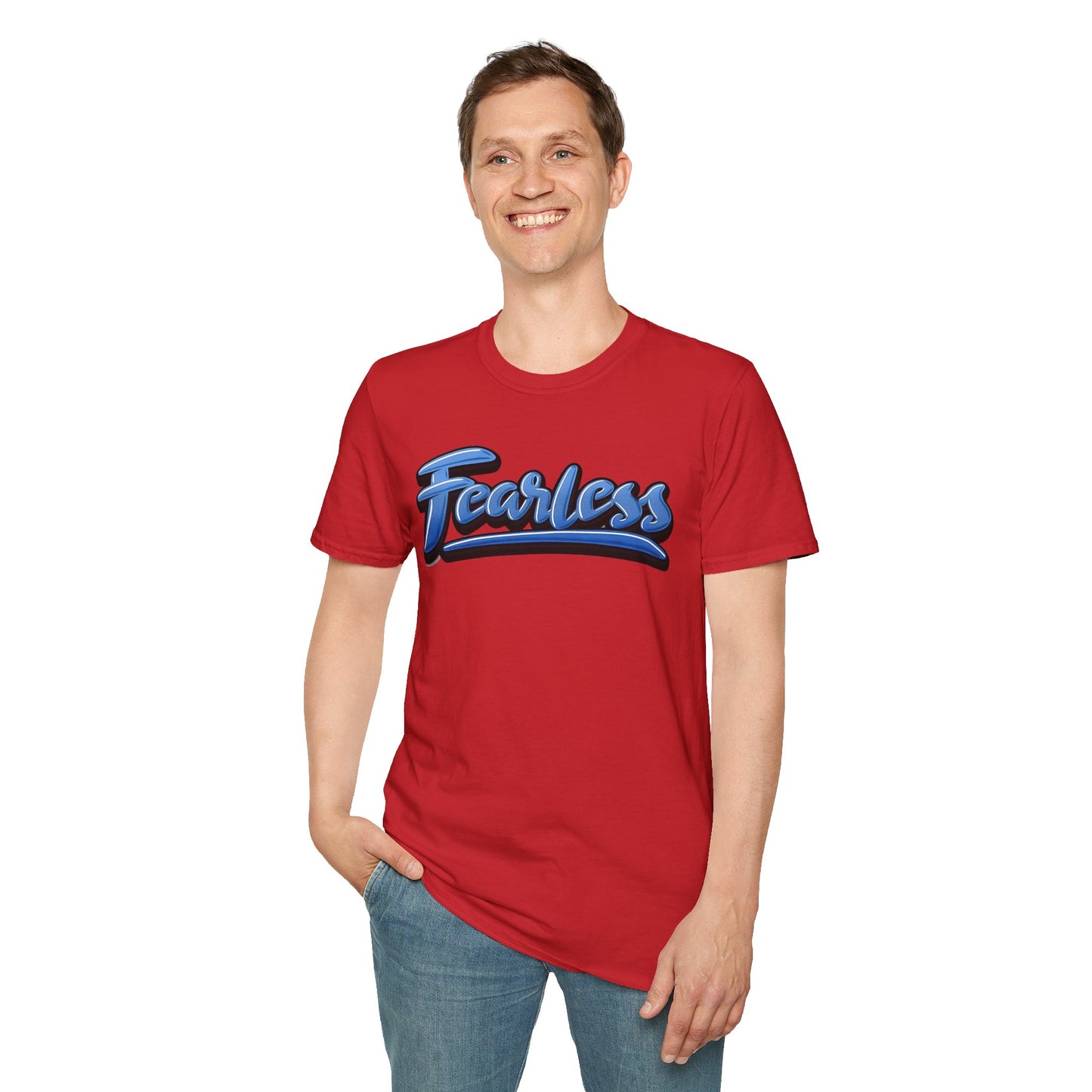 Fearless Unisex Softstyle T-Shirt - Inspiring Graphic Tee for Confident Self-Expression