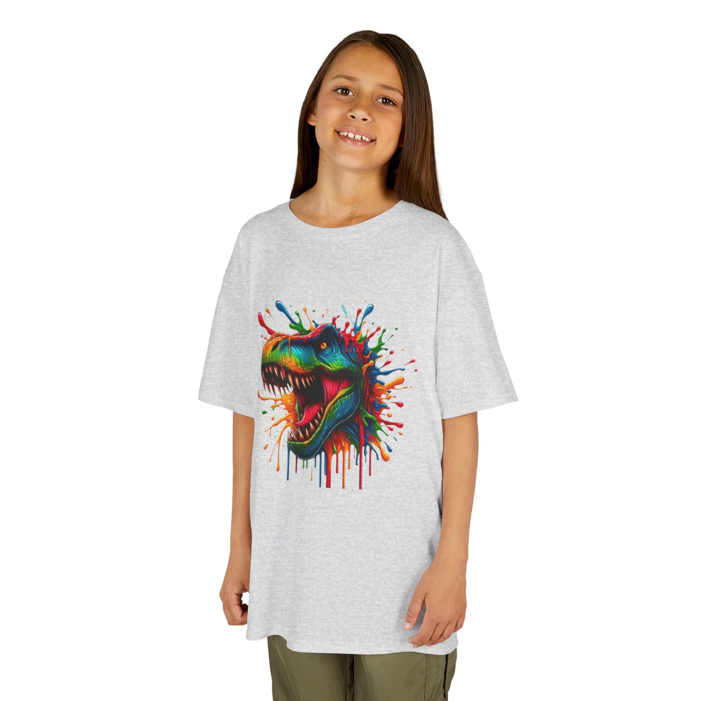 Colorful Dinosaur Kids Heavy Cotton™ Tee
