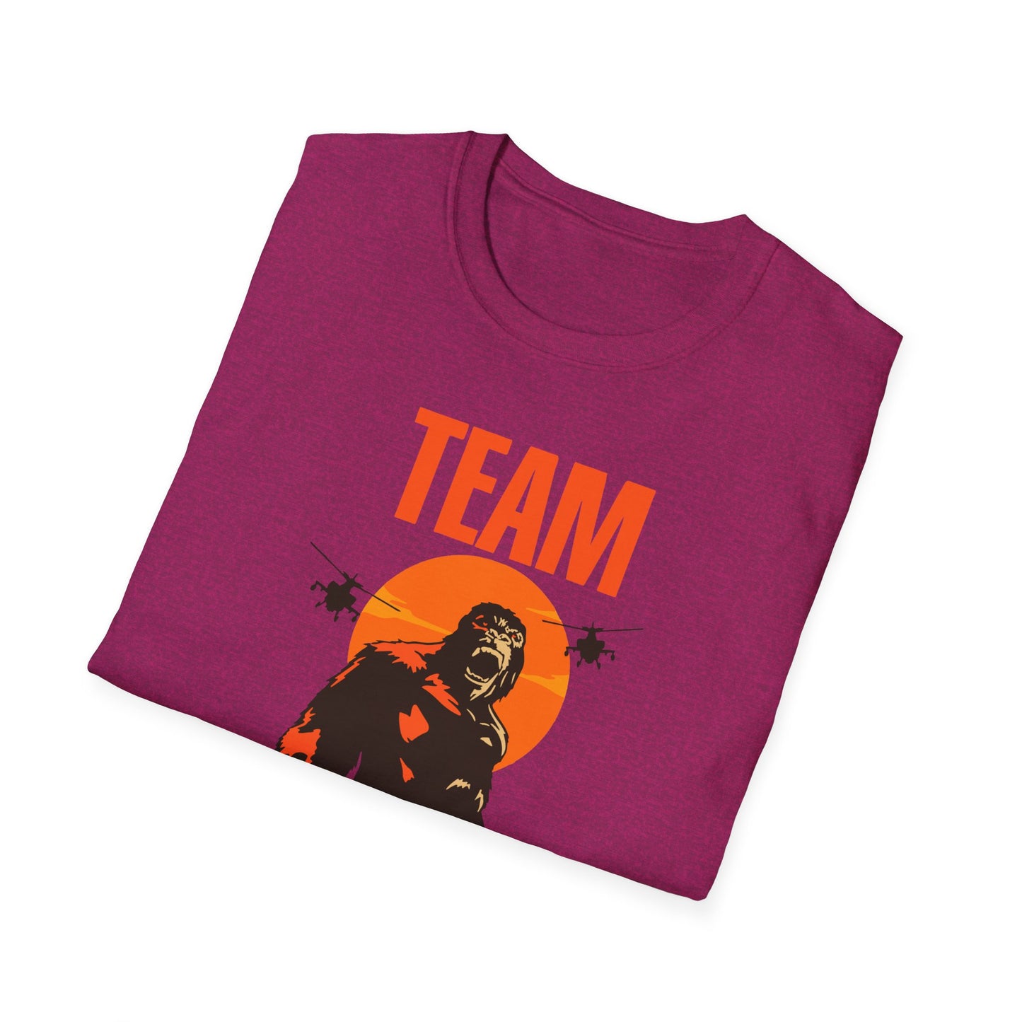 Team Kong Unisex Softstyle T-Shirt - Bold Graphic Tee for Fans & Celebrations