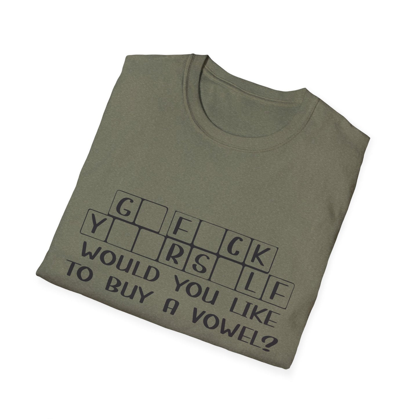 Funny Unisex T-Shirt - "G F C K Y R S L F" Graphic Tee - Perfect Gift for Casual Wear