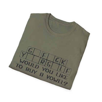 Funny Unisex T-Shirt - "G F C K Y R S L F" Graphic Tee - Perfect Gift for Casual Wear