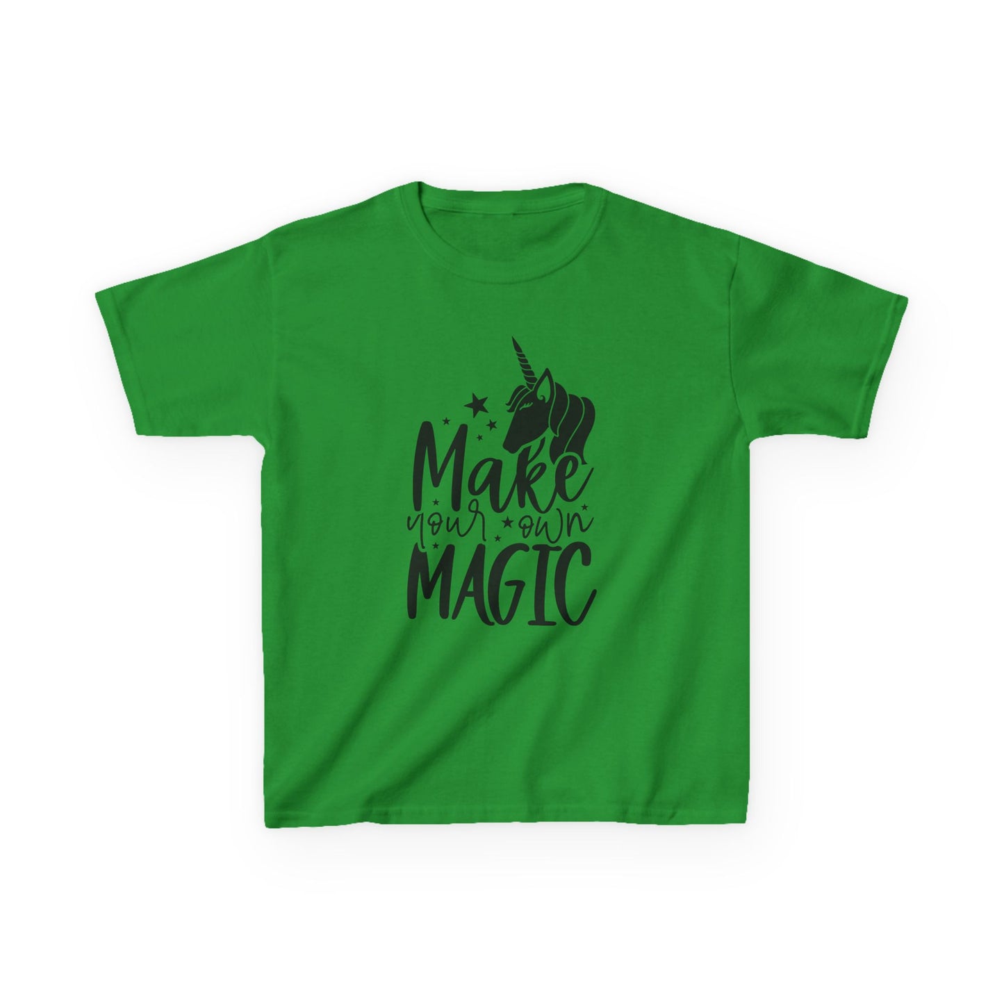 Kids Unicorn Magic Tee - 'Make Your Own Magic' Cotton Shirt