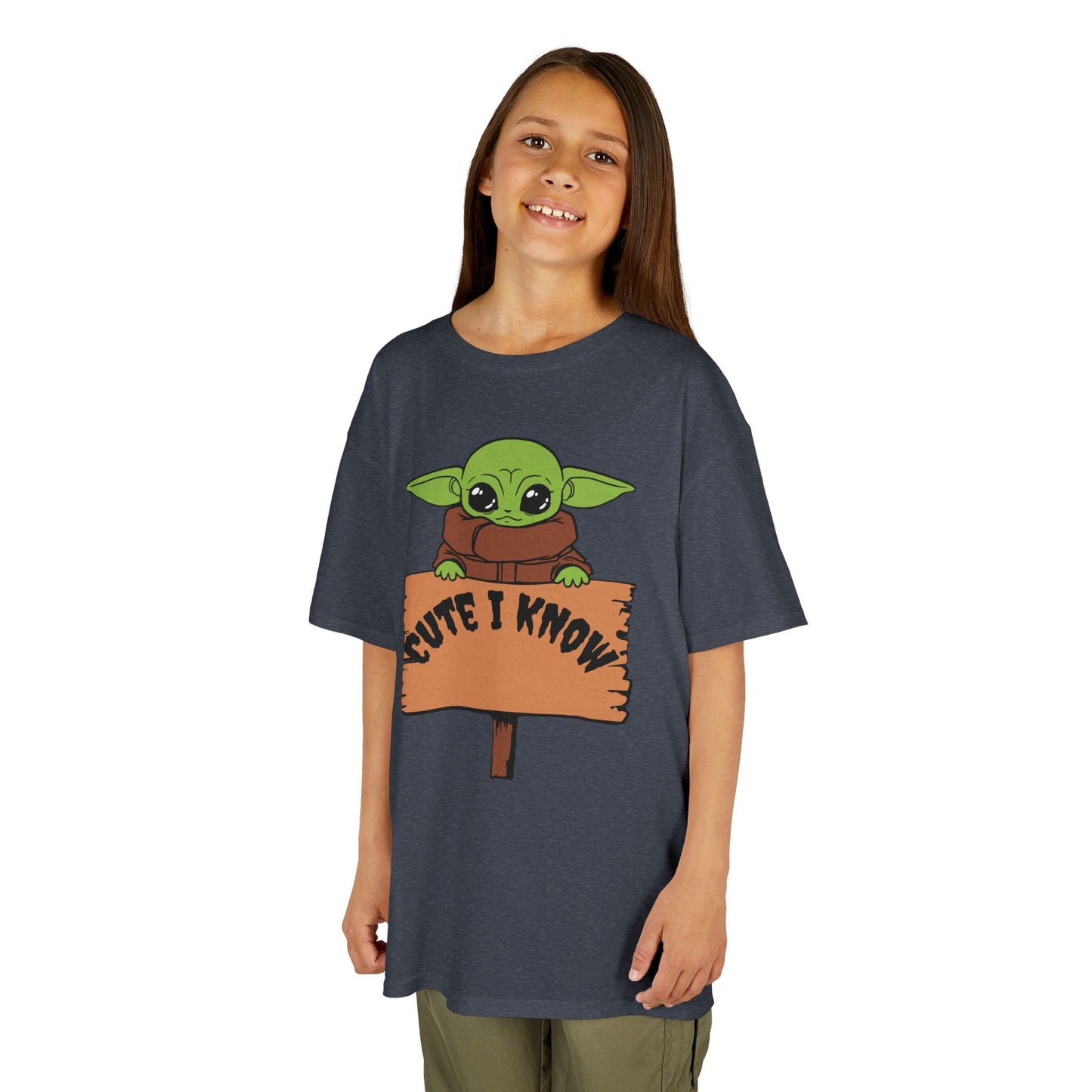 Cute Baby Alien Kids Tee - "Cute I Know" Design for Trendy Kids