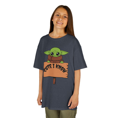 Cute Baby Alien Kids Tee - "Cute I Know" Design for Trendy Kids