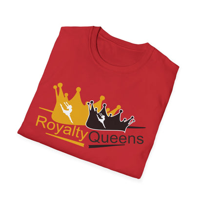 Royalty Queens T-Shirt, Unisex Softstyle Tee, Perfect for Gifts, Birthday Celebrations, Casual Wear, Empowerment Fashion, Unique Style