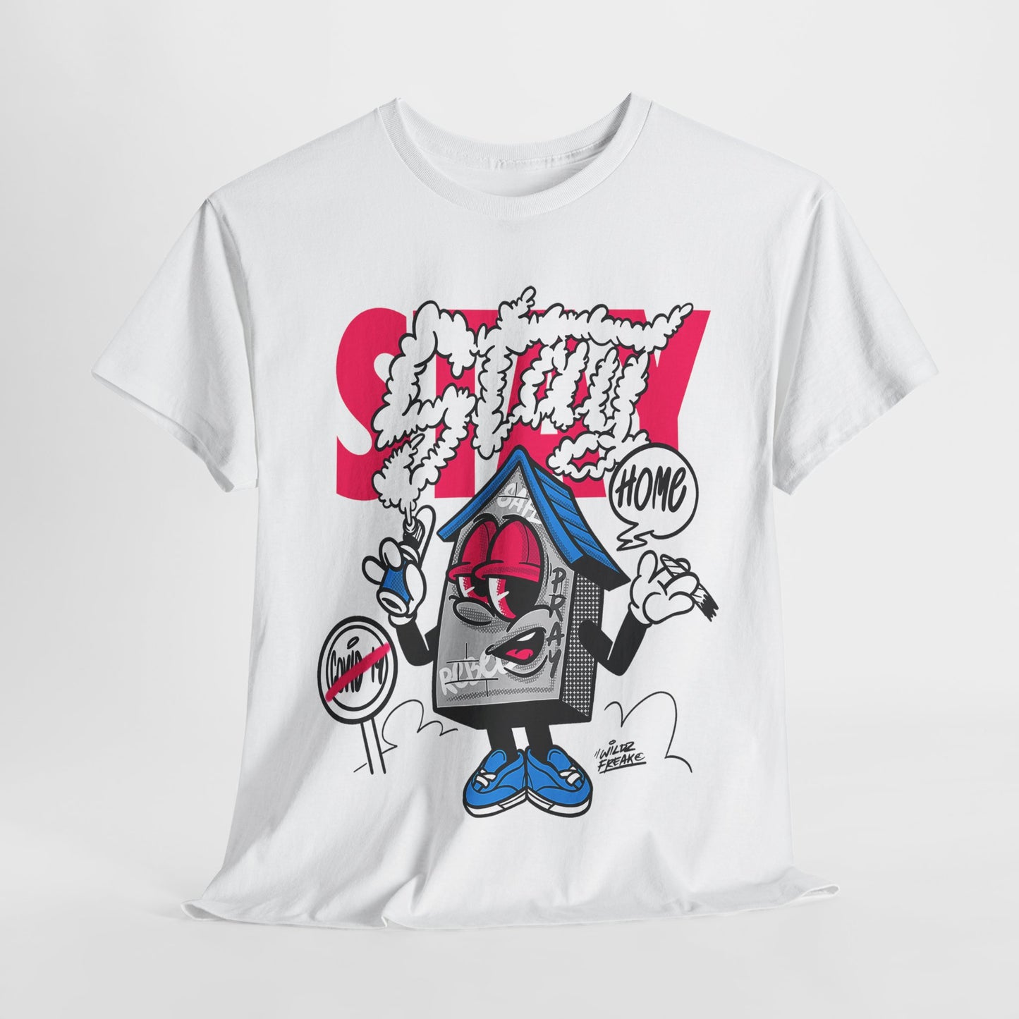 Street Art Unisex Heavy Cotton Tee - SNOT HOME Graphic Design