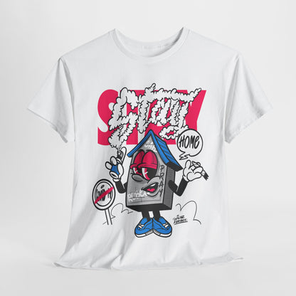 Street Art Unisex Heavy Cotton Tee - SNOT HOME Graphic Design