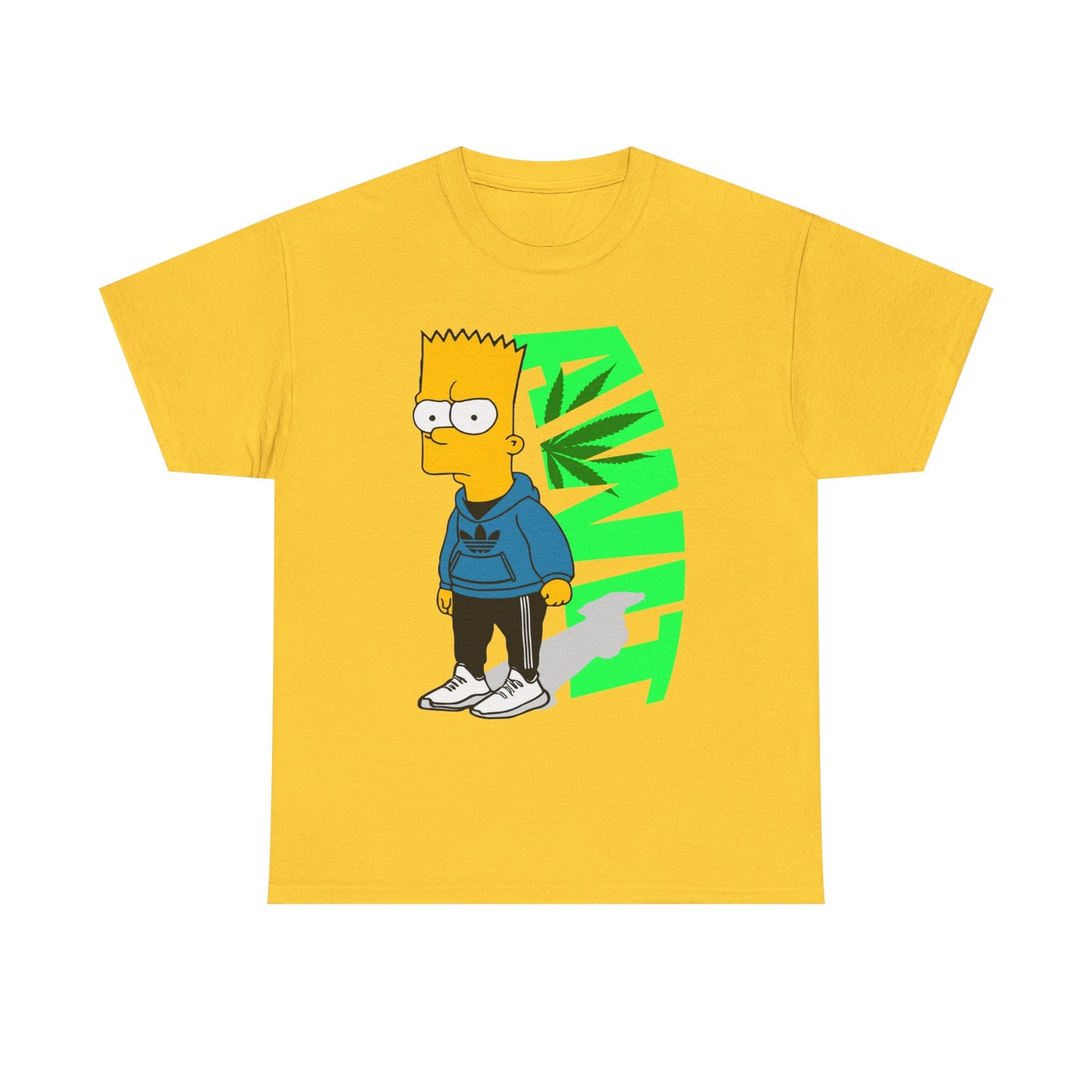 Bart Simpson Cannabis Vibe Unisex Heavy Cotton Tee