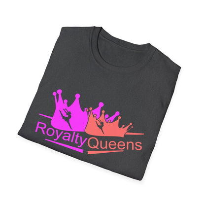 Royalty Queens Unisex Softstyle T-Shirt - Comfortable Casual Tee for Women, Birthday Gift, Queen Vibes, Party Wear, Empowerment Shirt