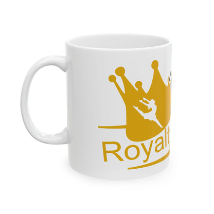 Royalty Queen Ceramic Mug - Stylish 11oz & 15oz Coffee Cup for Dance Lovers