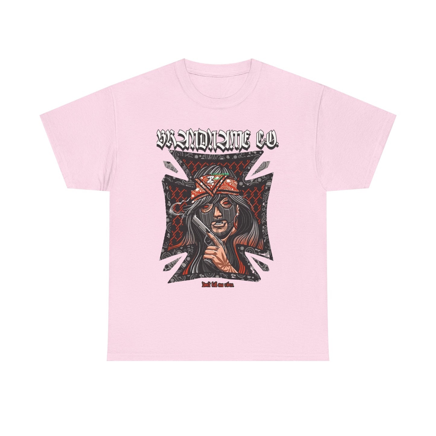 Bold Graphic Unisex Heavy Cotton Tee - Unique Streetwear Style