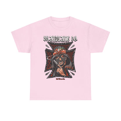 Bold Graphic Unisex Heavy Cotton Tee - Unique Streetwear Style