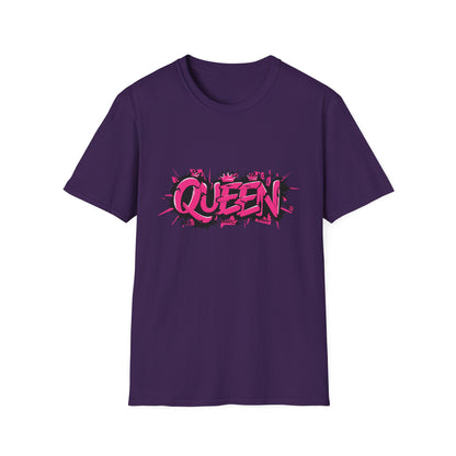 Queen Graphic Unisex T-Shirt, Trendy Apparel for Her, Gift for Birthday, Statement Tee for Queens, Perfect for Casual Outings, [...]