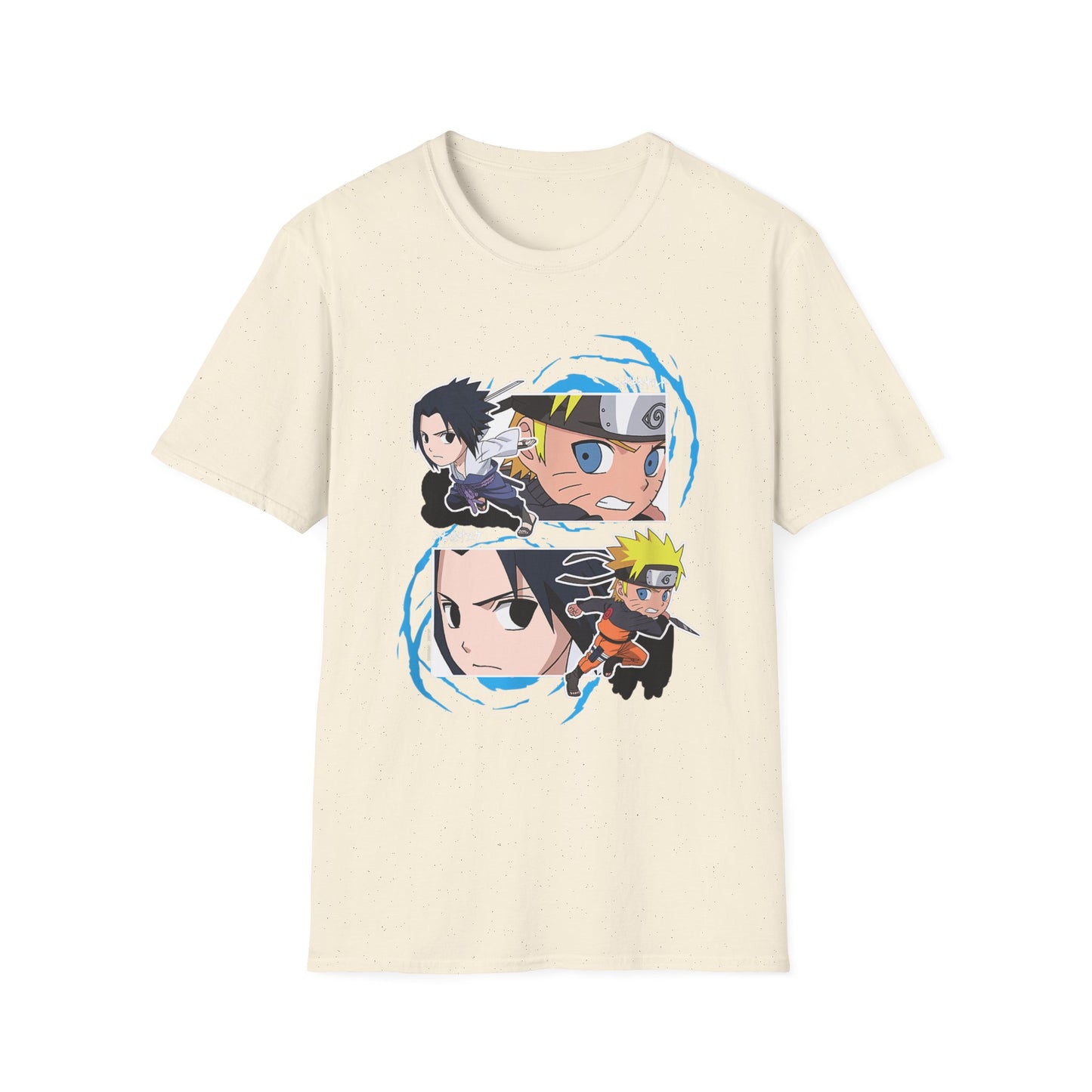 Anime naruto Adventure Unisex Softstyle T-Shirt - Naruto Characters Design
