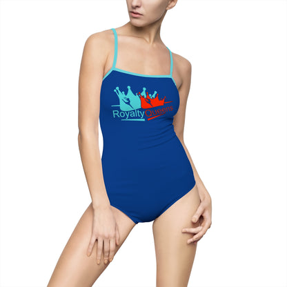 Royalty Queens Women's One-Piece Swimsuit, Beachwear, Swimwear, Summer Fashion, Pool Party, Vacation Outfit