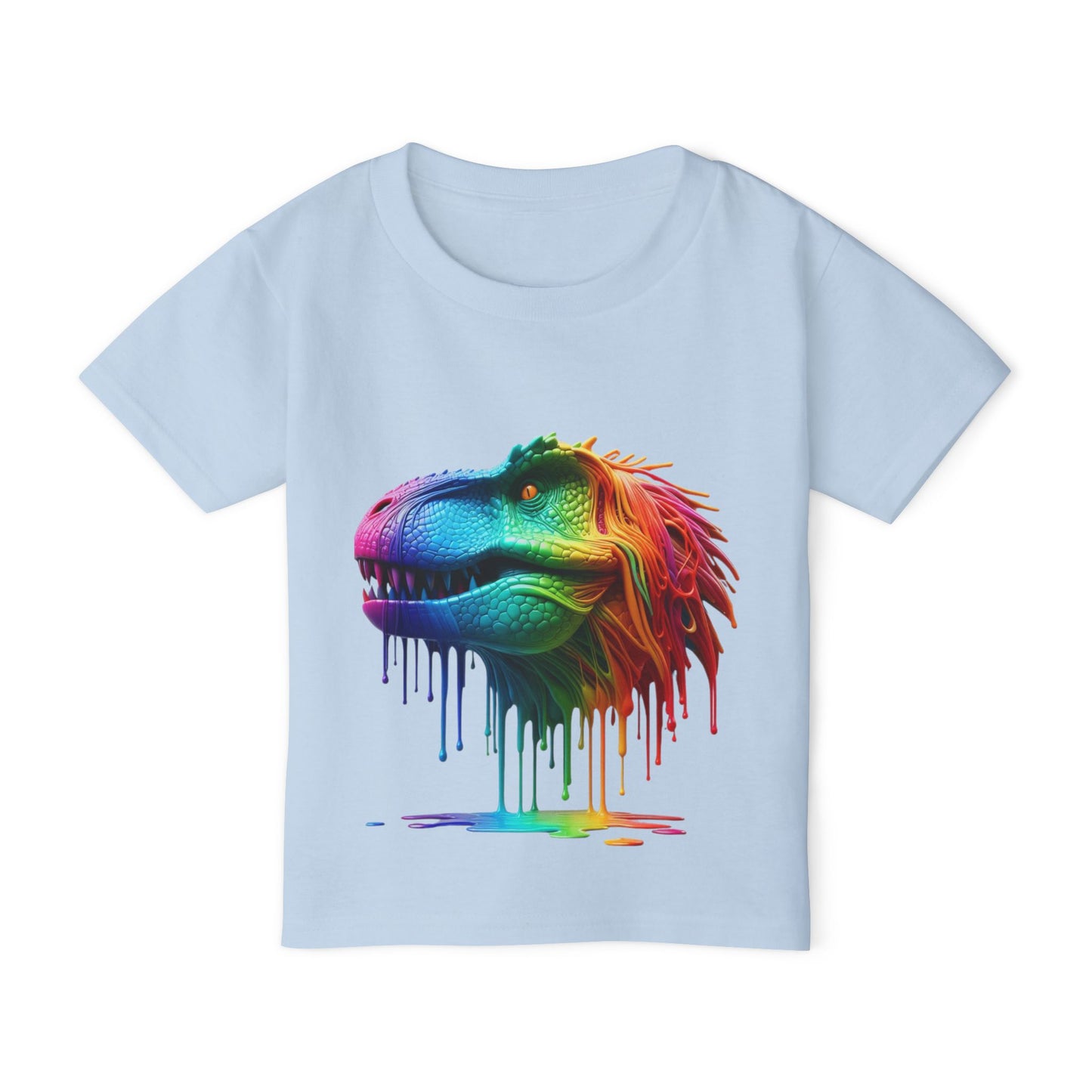 Rainbow T-Rex Toddler T-Shirt - Fun & Colorful Dino Tee for Kids