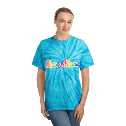 Sassy Mama Tie-Dye Tee - Bright Yellow Fun