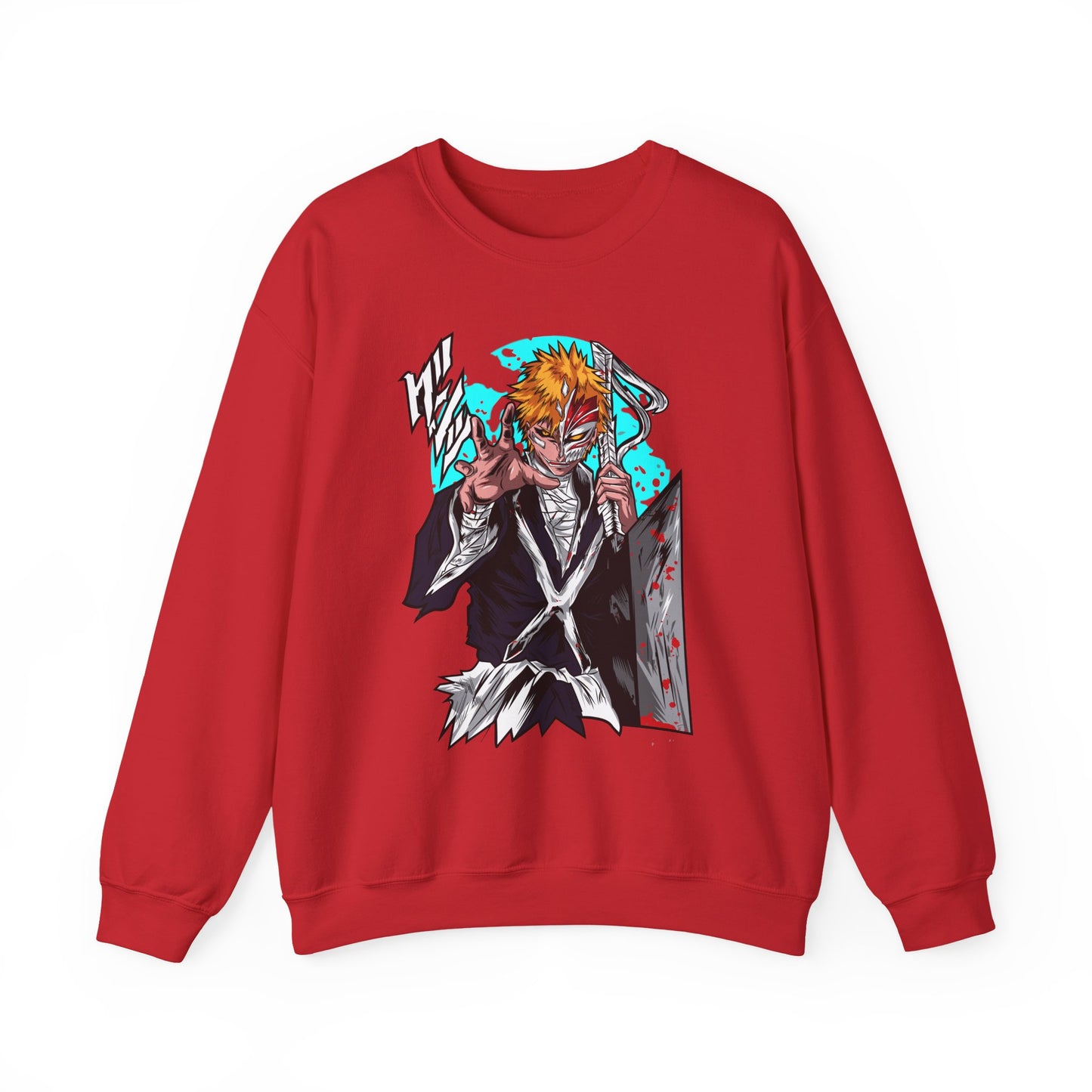 Anime Demon Slayer-Inspired Crewneck Sweatshirt — Ichigo-Style Character Art