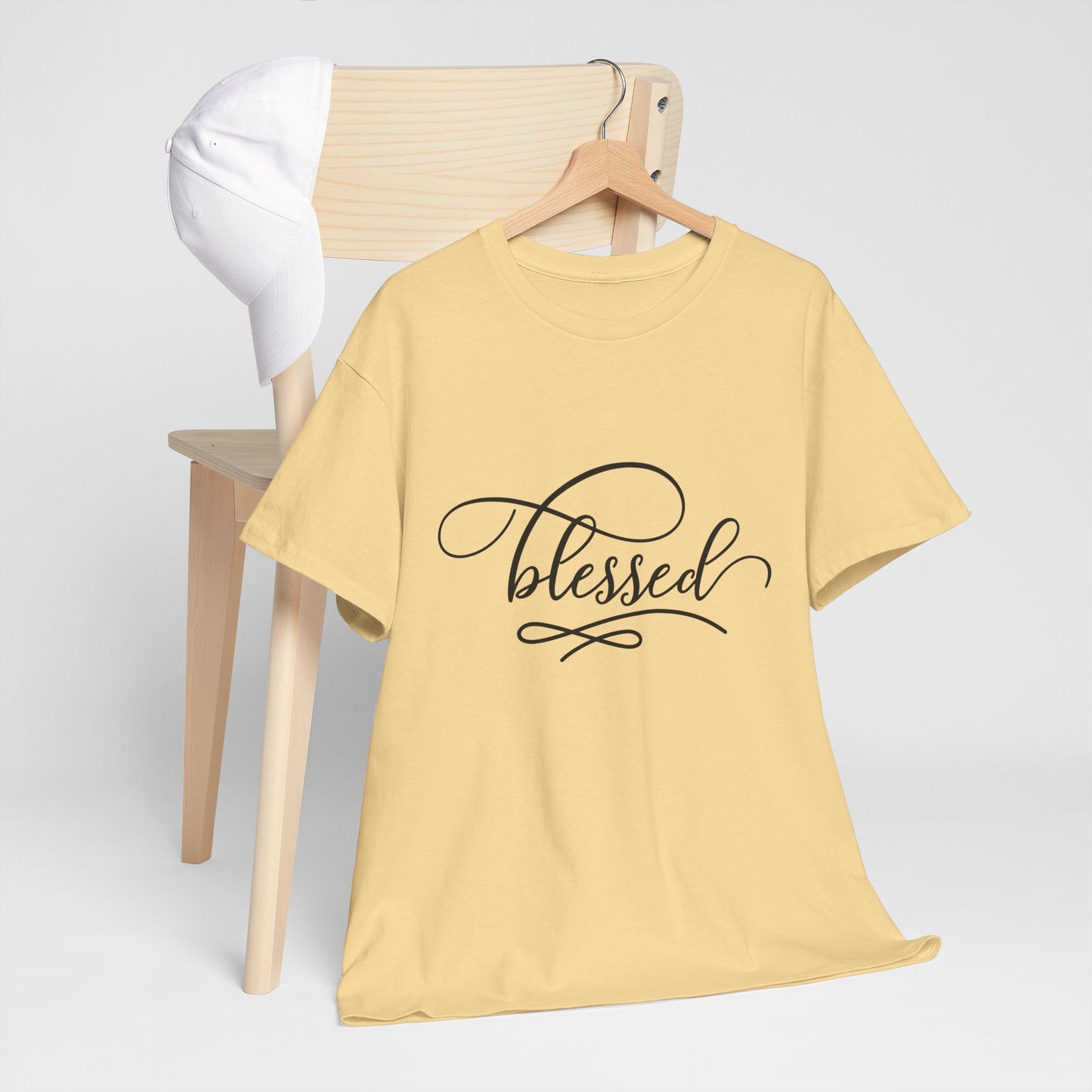 Blessed Unisex Heavy Cotton Tee - Comfortable and Meaningful Shirt for Everyday Wear