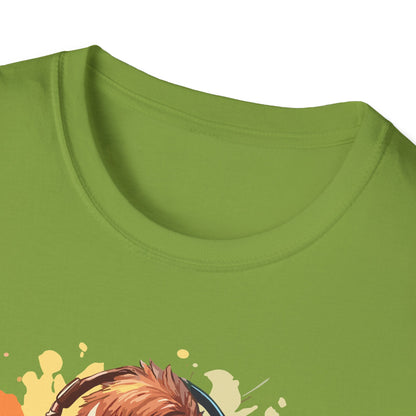 Skull Gamer T-Shirt, Unisex Softstyle Tee, Video Game Shirt, Gift for Gamers, Cool Graphic Tee, Halloween Style Shirt