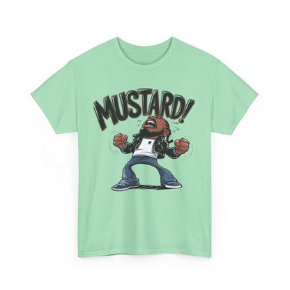 Mustard! Graphic Unisex Heavy Cotton Tee - Fun Casual Streetwear T-Shirt