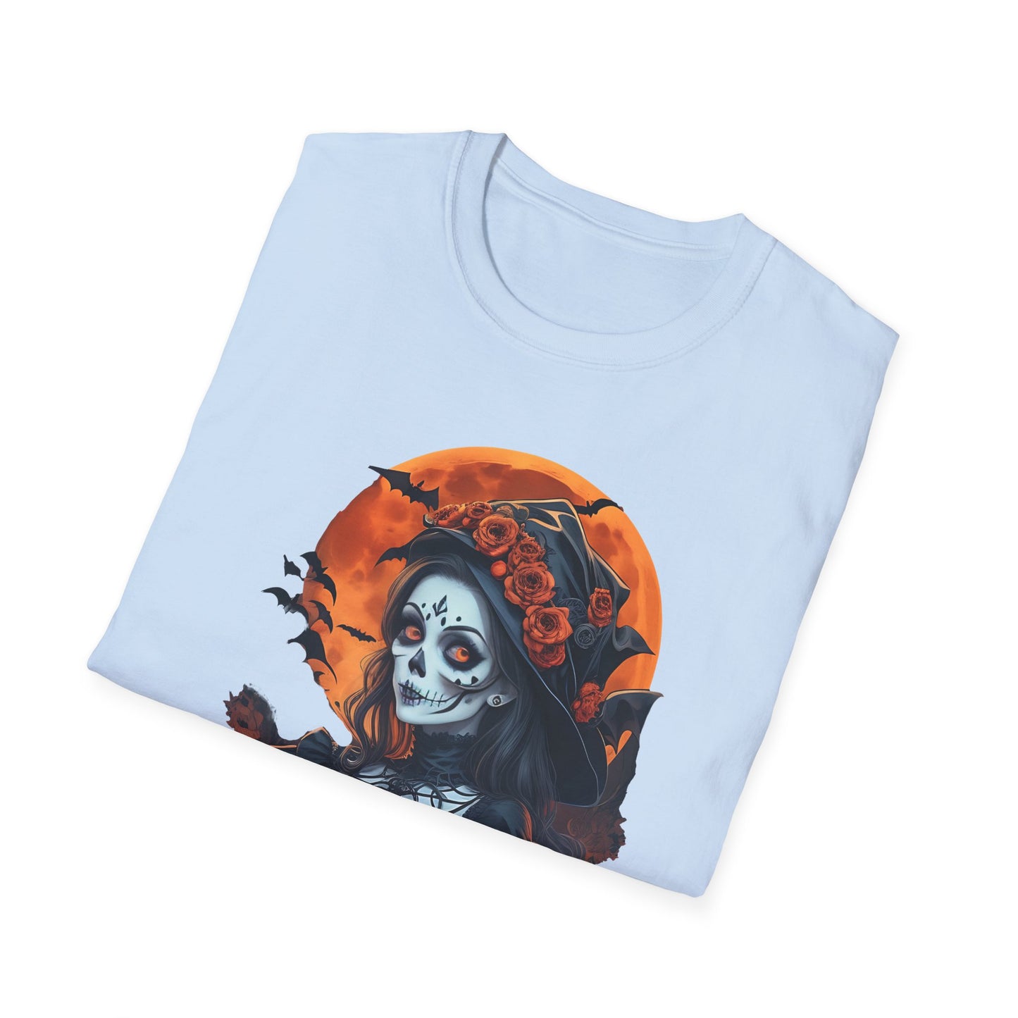 Spooky Halloween Graphic Tee, Unisex Softstyle T-Shirt, Fall Fashion, Halloween Costume, Pumpkin Decor, October Celebration