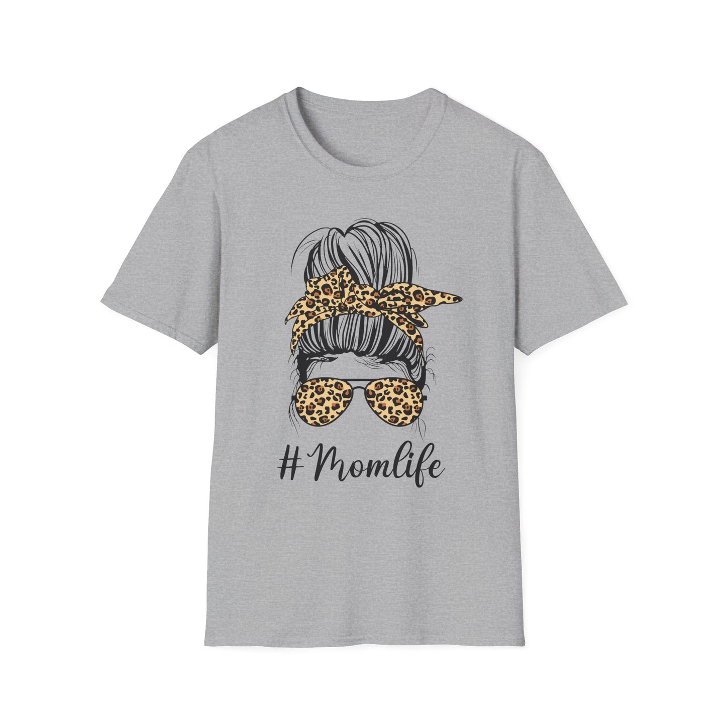 Momlife Cursive Unisex Softstyle T-Shirt - Trendy Mother's Day Tee