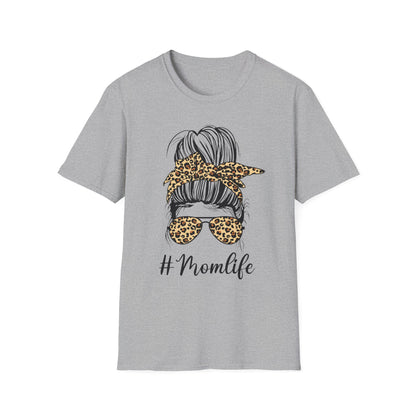 Momlife Cursive Unisex Softstyle T-Shirt - Trendy Mother's Day Tee