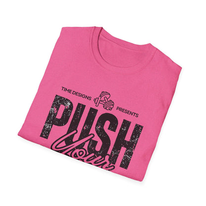 Motivational Unisex Softstyle T-Shirt - 'Push Your Limit'