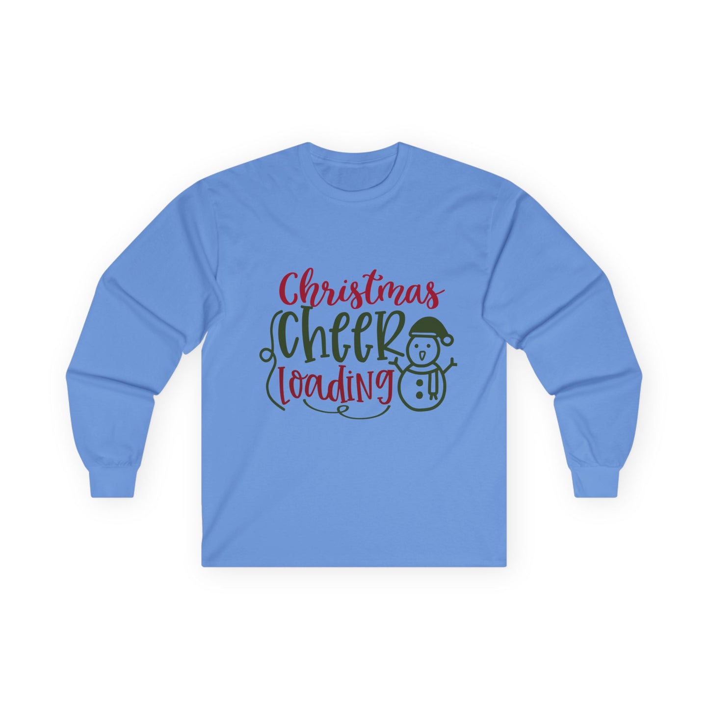 Christmas Cheer Long Sleeve Tee, Holiday Apparel, Unisex Cotton Tee, Winter Shirt, Festive Gift, Cozy Holiday Wear