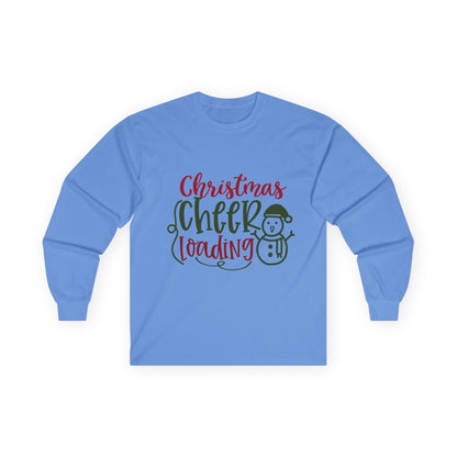 Christmas Cheer Long Sleeve Tee, Holiday Apparel, Unisex Cotton Tee, Winter Shirt, Festive Gift, Cozy Holiday Wear