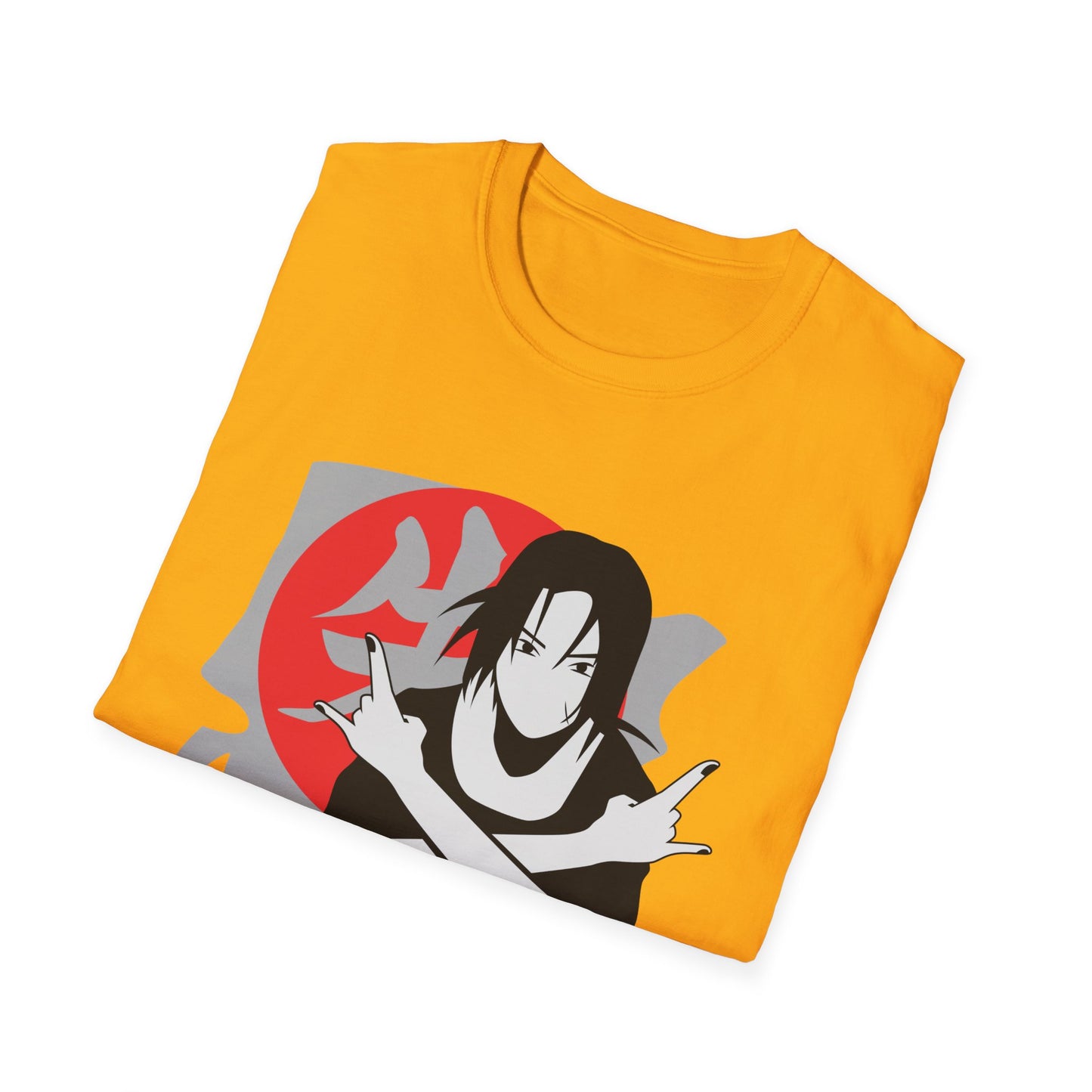 Unisex Softstyle Anime T-Shirt - Iconic Itachi Design