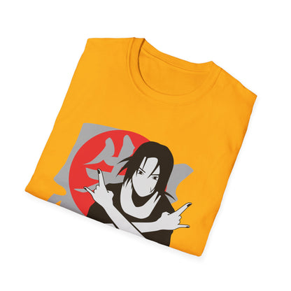 Unisex Softstyle Anime T-Shirt - Iconic Itachi Design