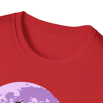 Halloween Witch T-Shirt, Unisex Softstyle Tee, Spooky Season Apparel, Pumpkin Graphic Shirt, Trick or Treat Shirt