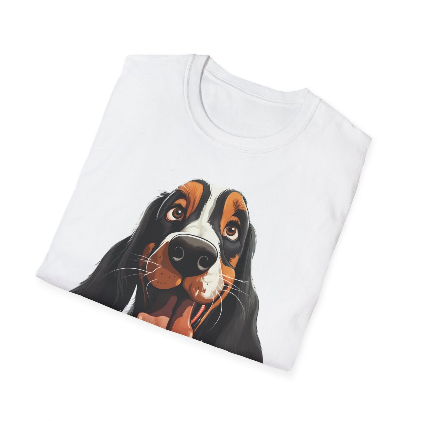 Cute Dog Graphic Unisex Softstyle T-Shirt - Perfect for Pet Lovers