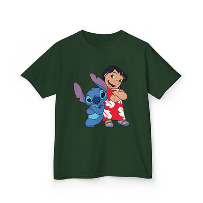 Cute Cartoon Kids Tee, Hawaiian Theme Shirt, Summer Fun Clothing, Gift for Kids, Birthday Party Outfit, Casual Summer Wear