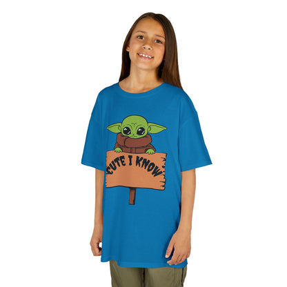 Cute Baby Alien Kids Tee - "Cute I Know" Design for Trendy Kids