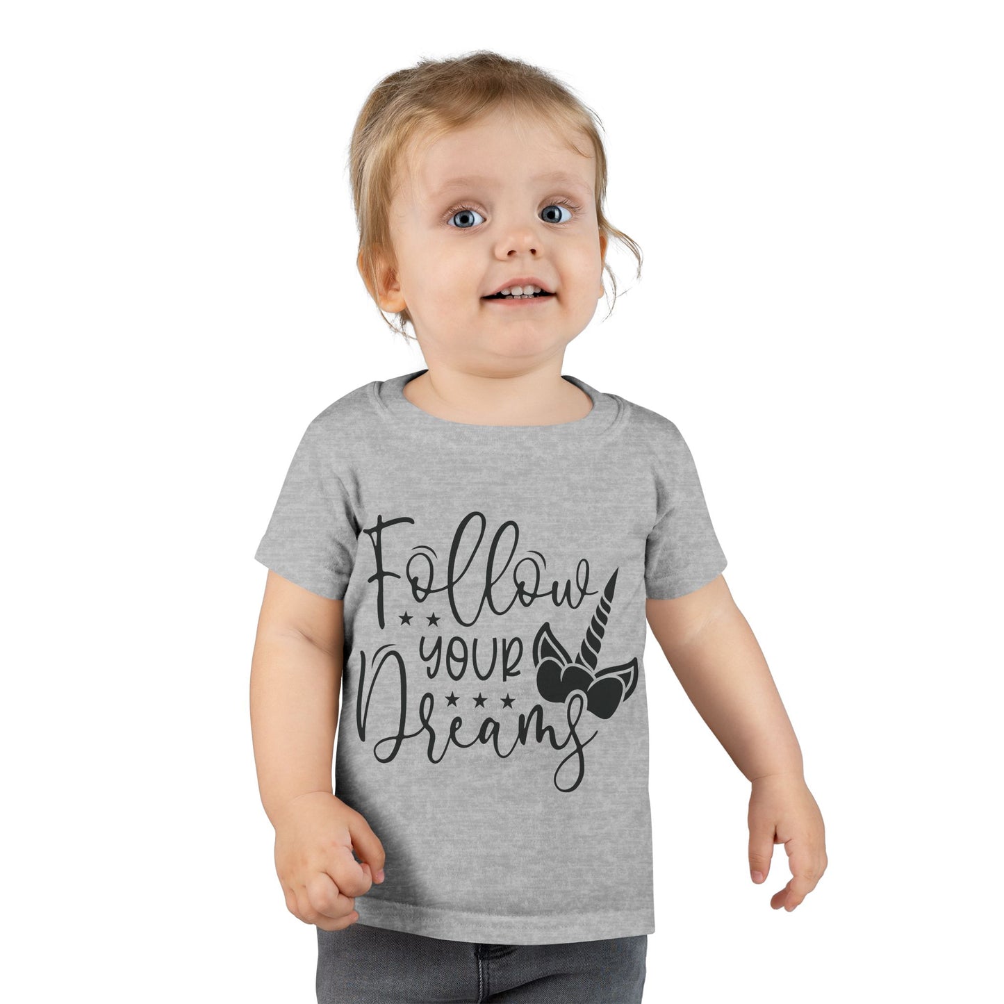 Toddler T-Shirt - Follow Your Dreams Unicorn Tee
