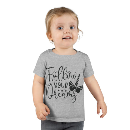 Toddler T-Shirt - Follow Your Dreams Unicorn Tee