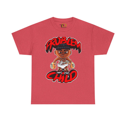 Problem Child Unisex Heavy Cotton Tee - Bold Graphic for Streetwear Lovers