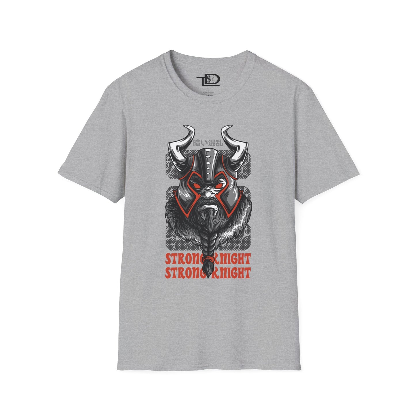 Bold Knight Graphic Tee, Unisex Softstyle T-Shirt, Strength Apparel, Casual Wear, Unique Gift, Core Style