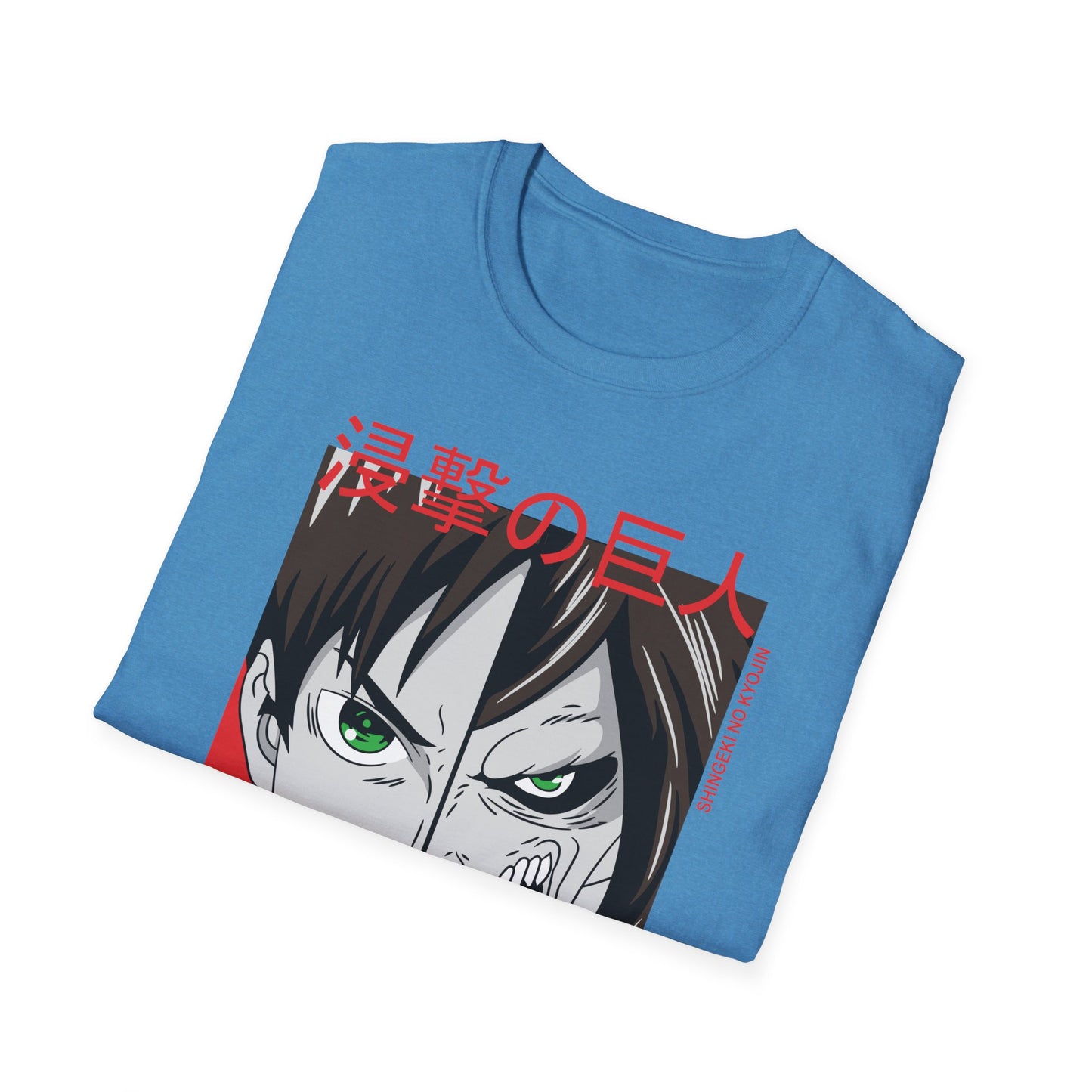 Anime-Inspired Unisex T-Shirt, Eren Yeager Graphic Tee, Casual Streetwear, Gift for Fans, Unique Graphic Shirt