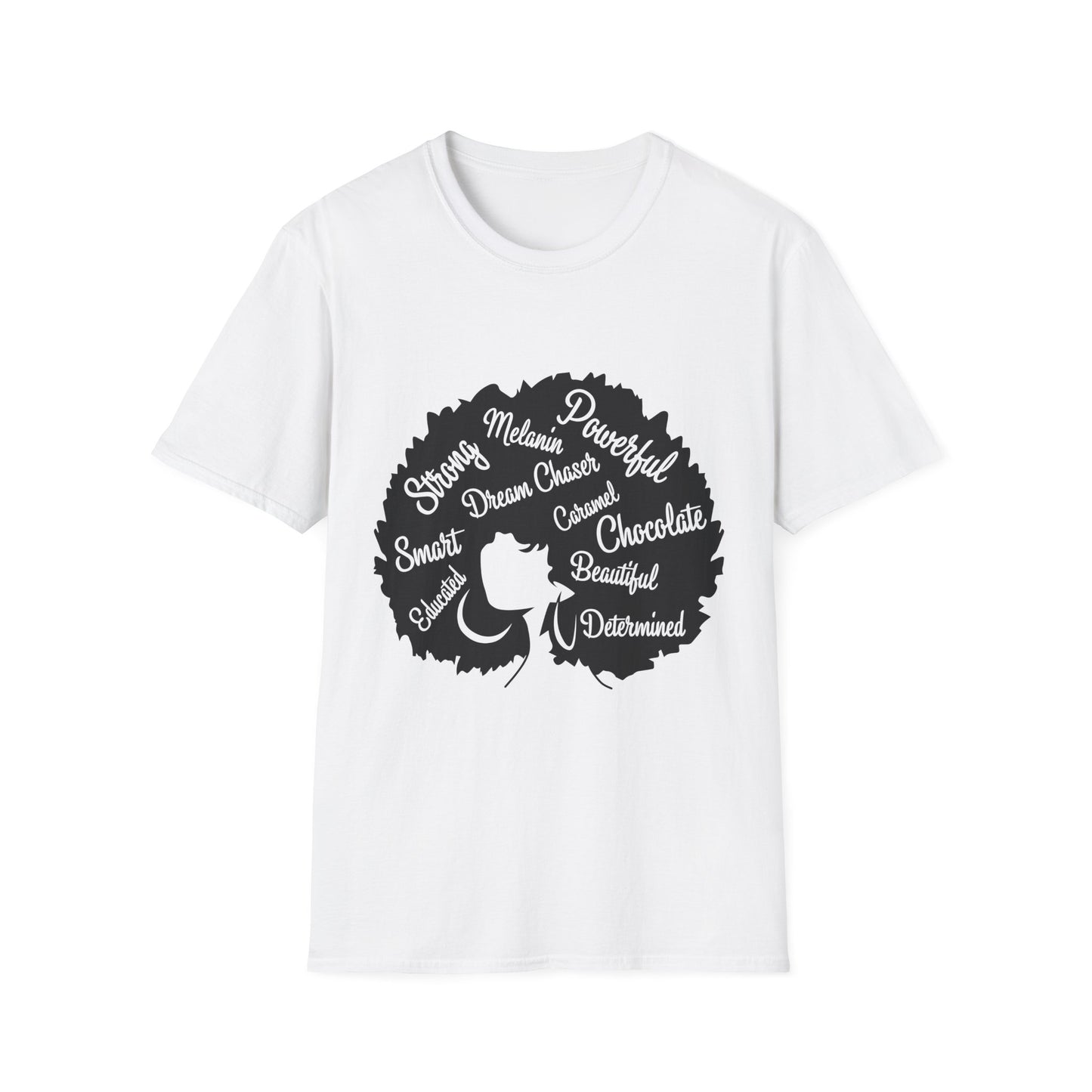 Empowering Afro-Heart Unisex T-Shirt, Celebrating Black Culture, Affirmation Tee, Gift for Her, Inspirational Shirt