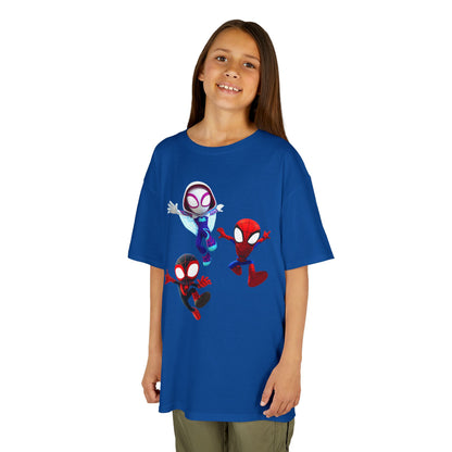 Kids Spider-Man Adventure Tee - Fun and Cozy Cotton T-Shirt for Young Superhero Fans