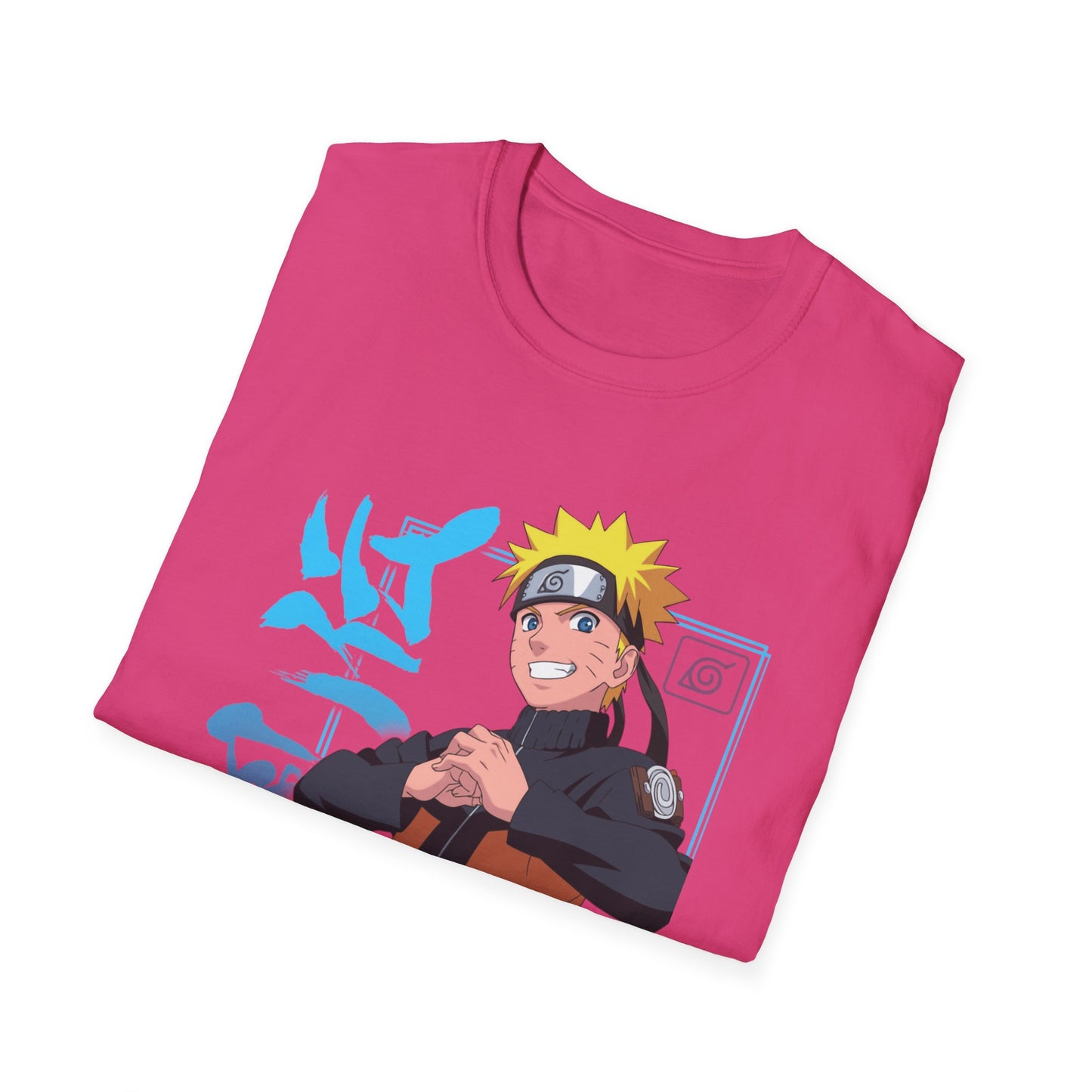 Anime-Inspired Unisex Softstyle T-Shirt - Naruto Design