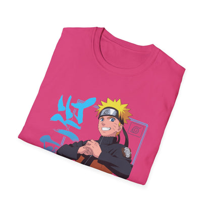Anime-Inspired Unisex Softstyle T-Shirt - Naruto Design
