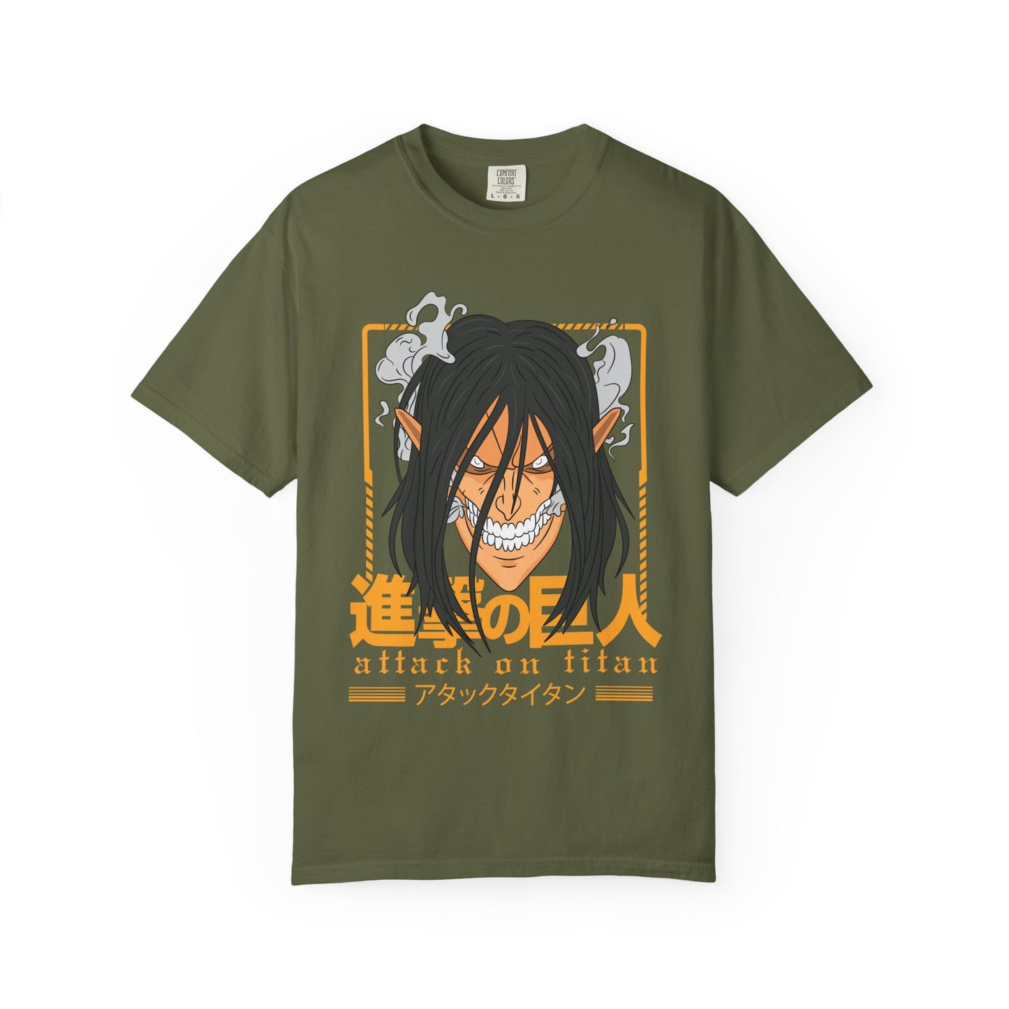 Attack on Titan Unisex Garment-Dyed T-shirt | Manga Fans Shirt | Anime Apparel | Comic Con Gift | Casual Wear | Unique Gift