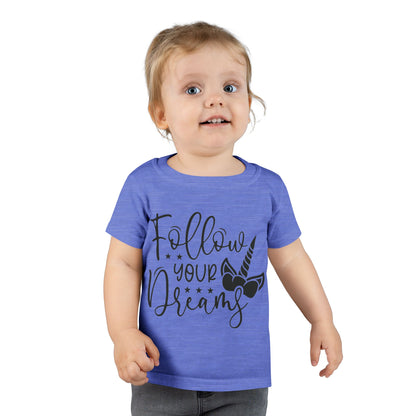 Toddler T-Shirt - Follow Your Dreams Unicorn Tee