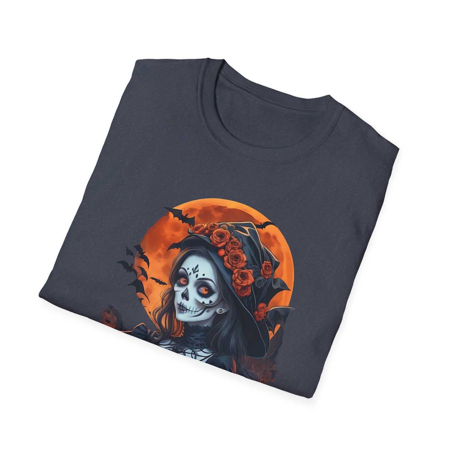 Spooky Halloween Graphic Tee, Unisex Softstyle T-Shirt, Fall Fashion, Halloween Costume, Pumpkin Decor, October Celebration